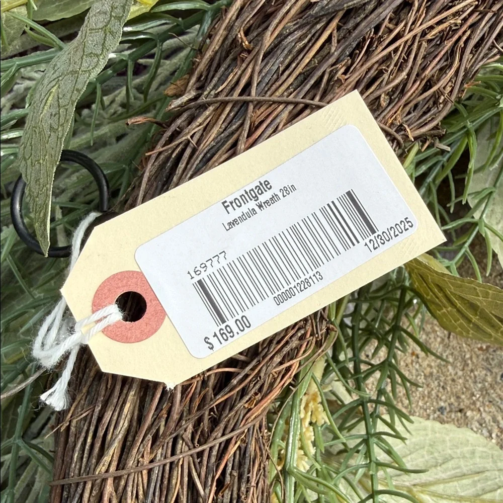 Frontgate Lavender Wreath - NWT